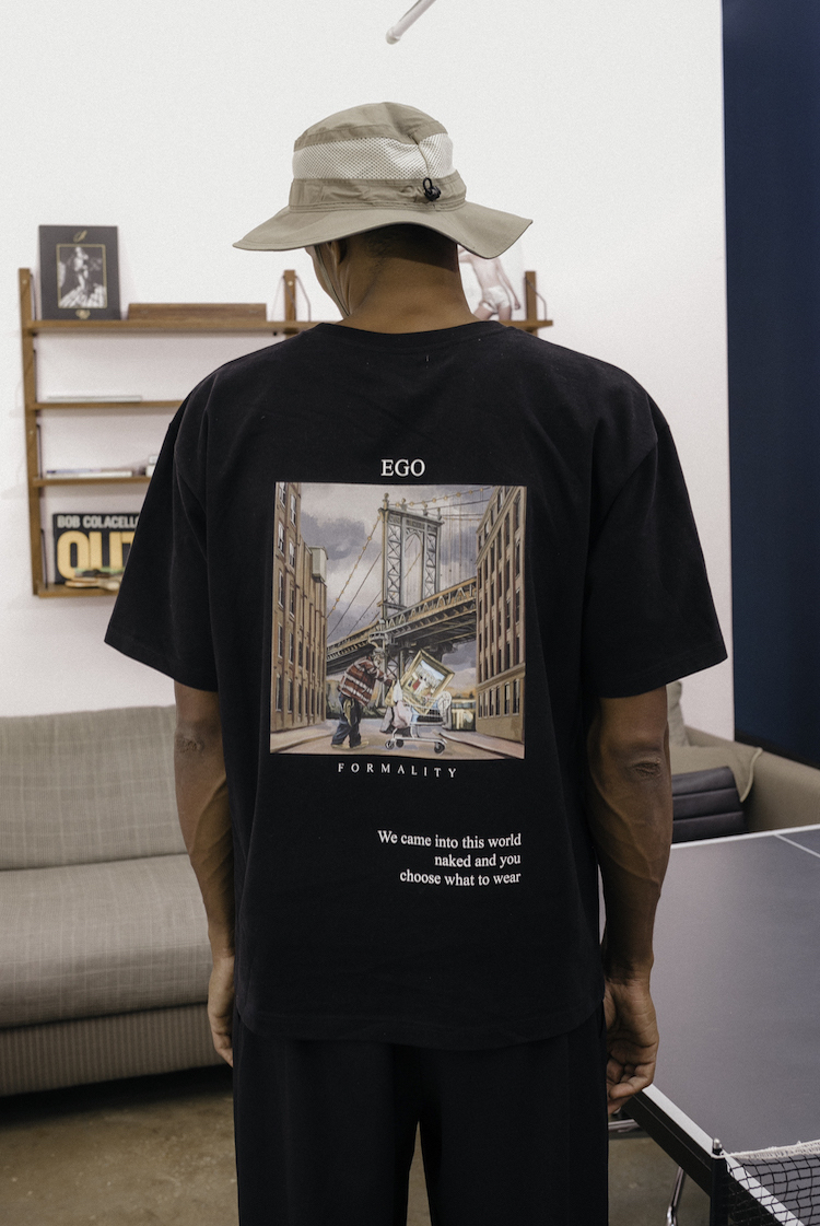 T-shirt USA Homeless black